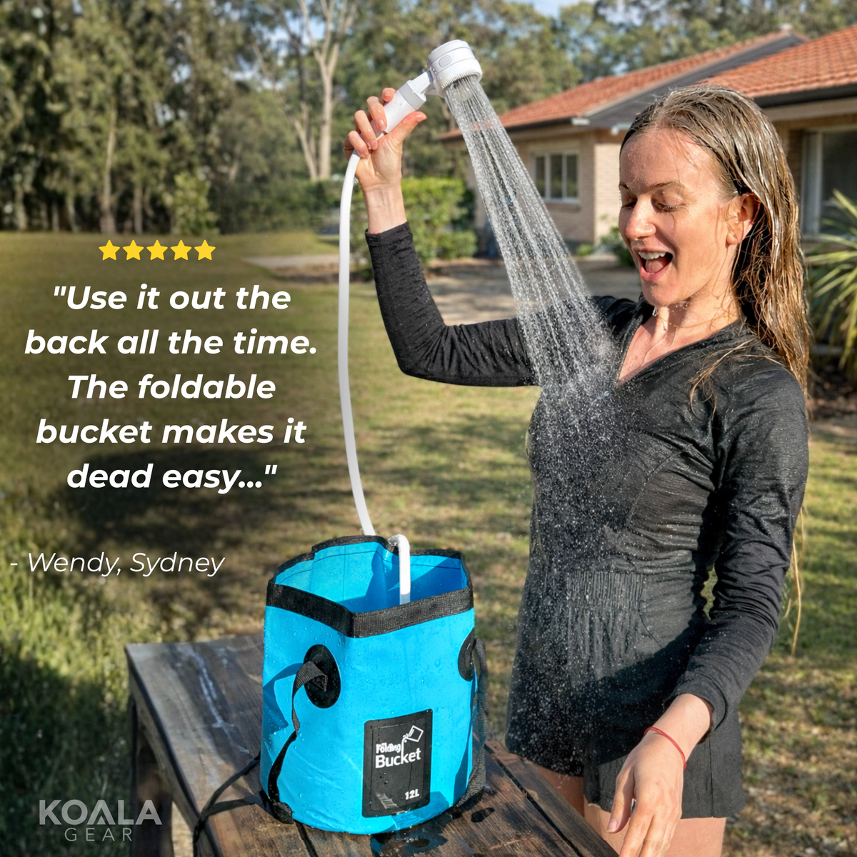 Essentra Gear™ Portable Shower Kit